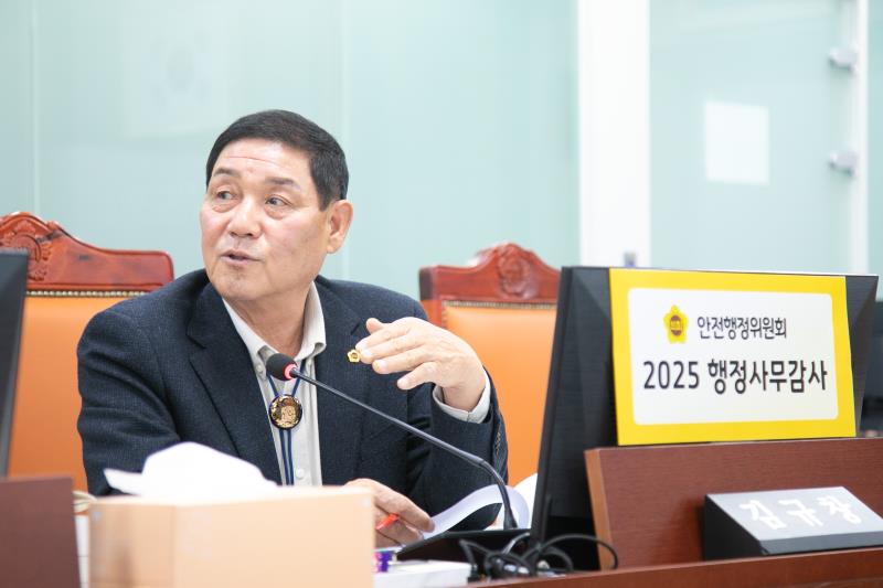 제387회 정례회 제6차 안전행정위원회 행정사무감사