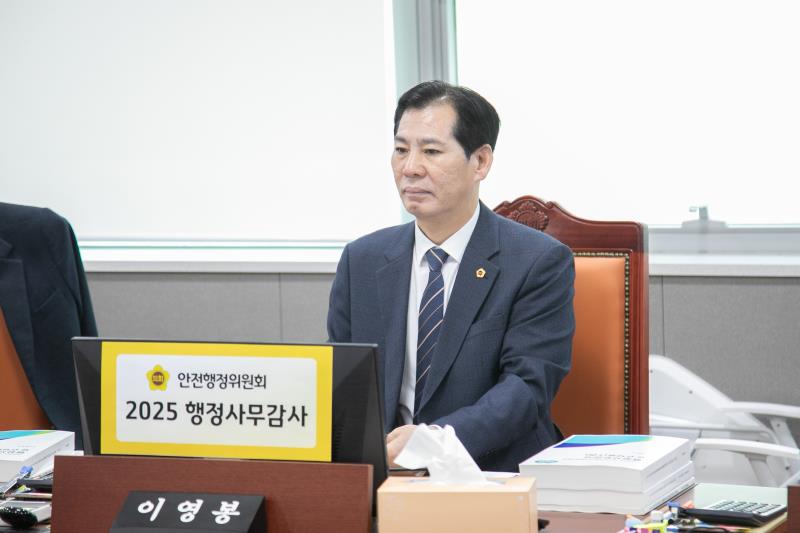 제387회 정례회 제6차 안전행정위원회 행정사무감사_2