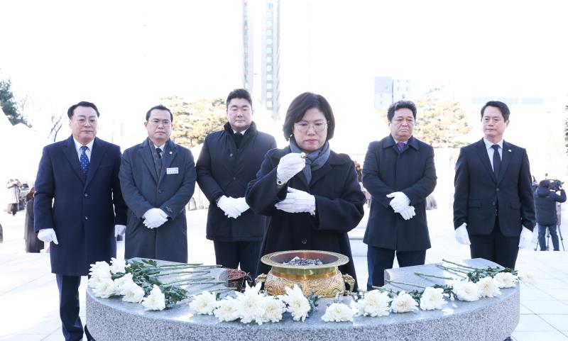경기도 의회사무처 의원 현충탑 참배