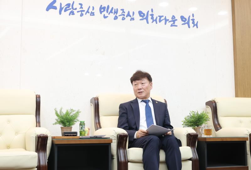 남종섭의장 경기도의회 출입기자단 정담회_5