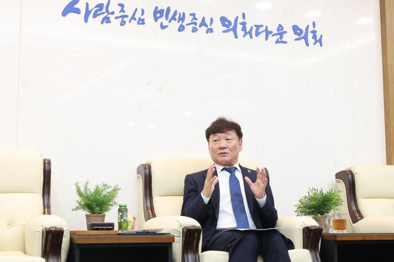 남종섭의장 경기도의회 출입기자단 정담회_6