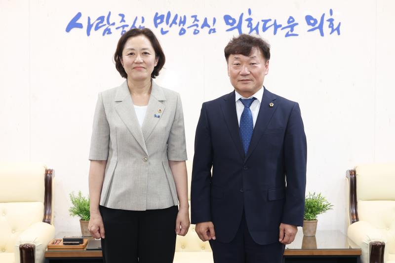 남종섭의장 경기도의회 조국혁신당 차유미의원 접견_10