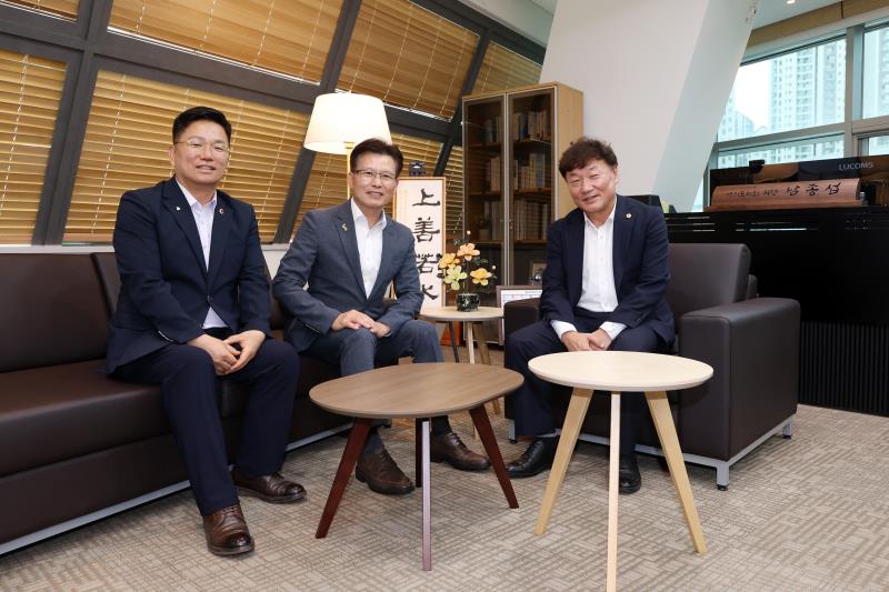 남종섭 의장 면담