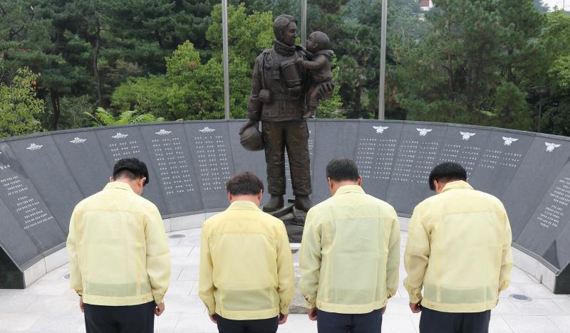남종섭 의장 및 안행위 위원장 부의원장 을지훈련 기간 소방재난본부 방문_4