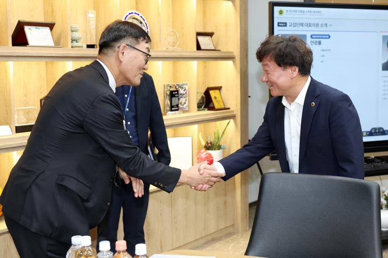 경기도교육청 신임 감사관, 홍보기획관 접견_2