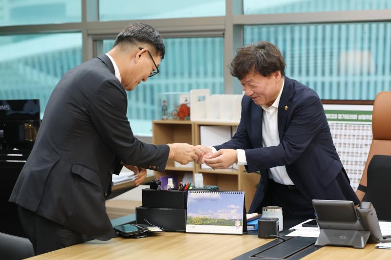 경기도교육청 신임 감사관, 홍보기획관 접견_4