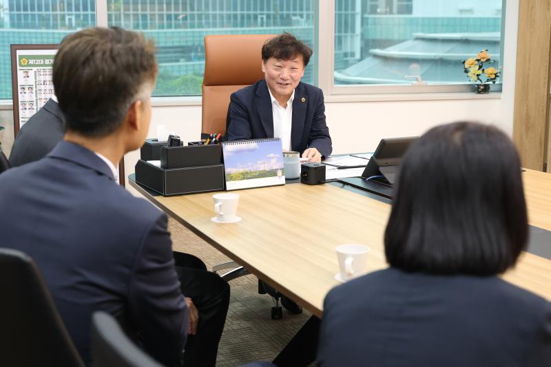경기도교육청 신임 감사관, 홍보기획관 접견_8