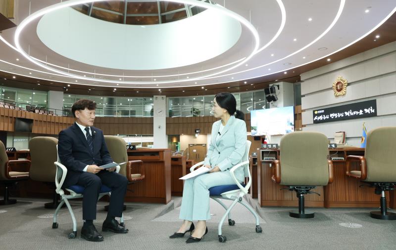 남종섭 의장 OBS 지방의회 리더에게 듣는다 인터뷰 녹화_3