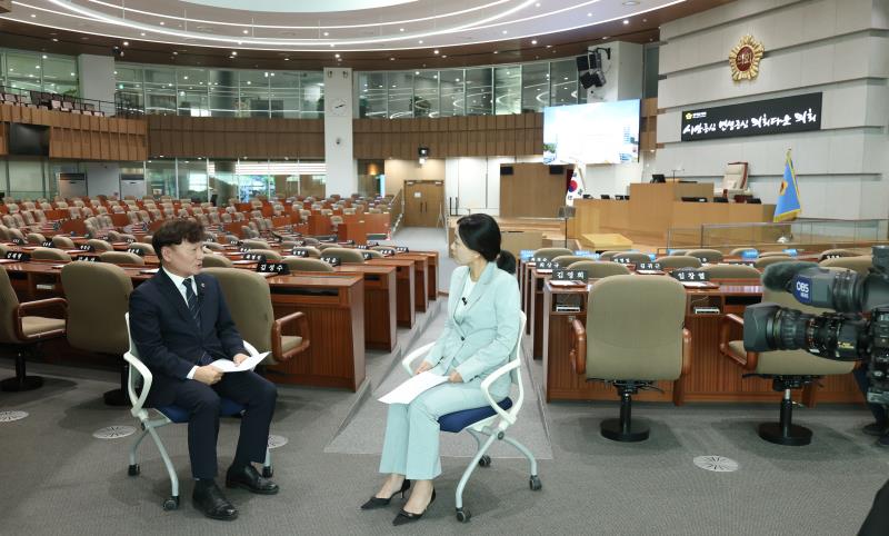 남종섭 의장 OBS 지방의회 리더에게 듣는다 인터뷰 녹화_8