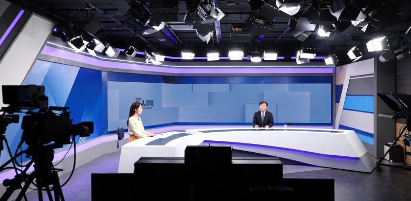 남종섭 의장 지방자치 TV 더 인터뷰 녹화